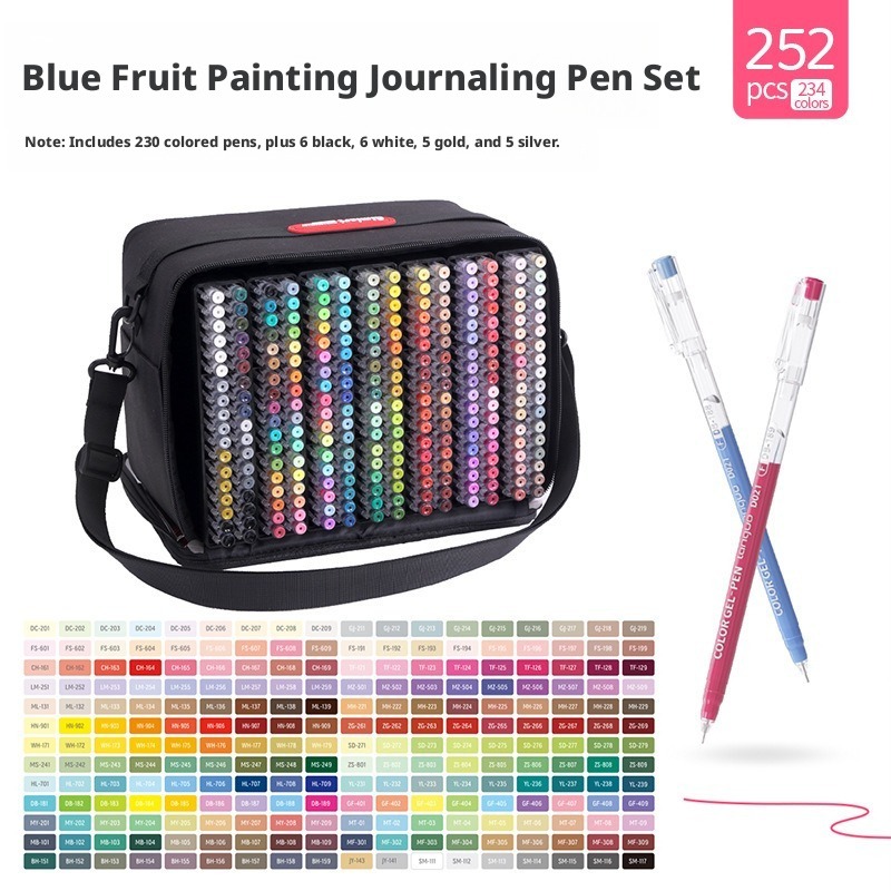 Photography Fine Art - 252Pcs 234 Colors Fine Tip Gel