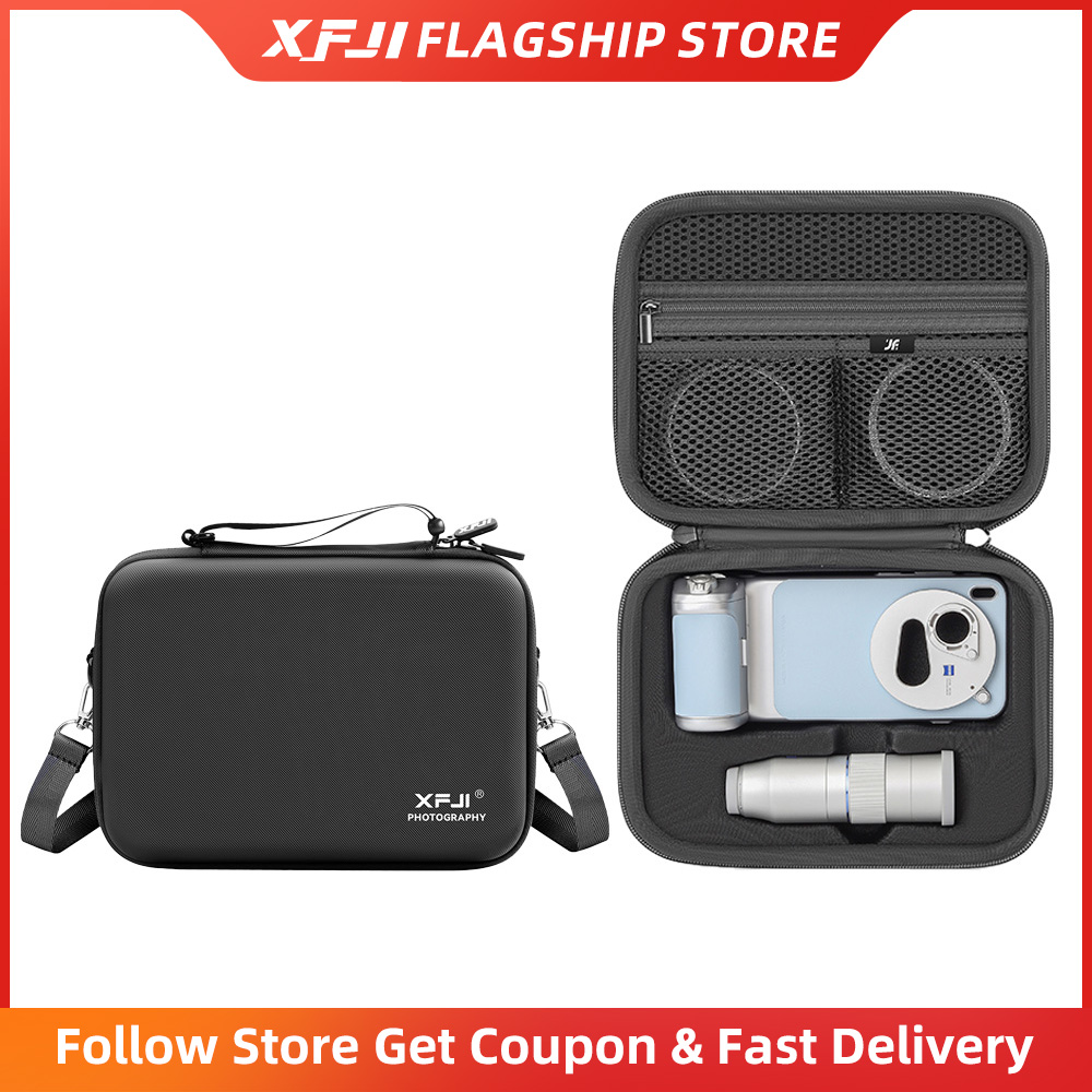 Photography Kit Vivo X300 - XFJI Carrying Case PU Leather Storage
