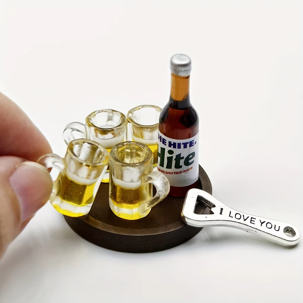 Photography Model - 1:6/1:12 Dollhouse Beer Mug Model, Dollhouse