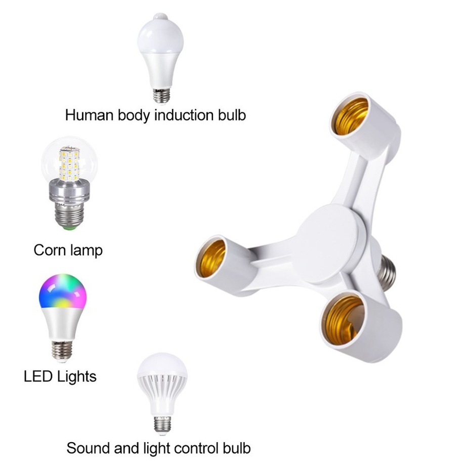 Bulbs Socket 3In1 E27 to E27 E - Photography Bulb recension och pris