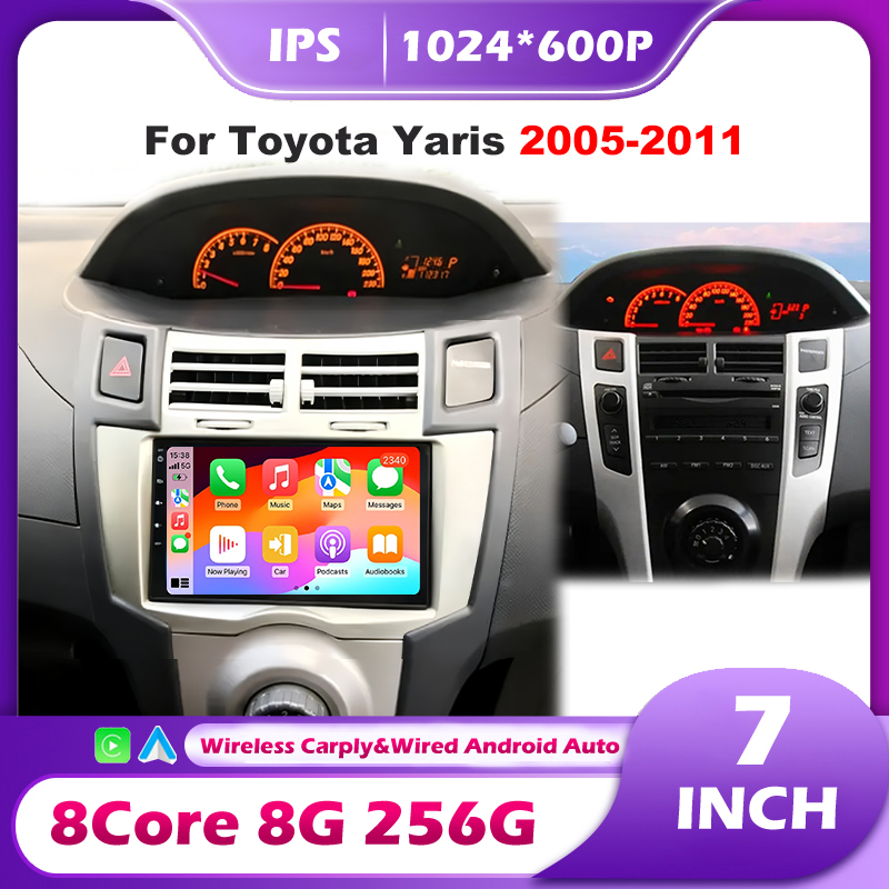 7' For Toyota Yaris 2005-2011  - Photograph Mp3 recension och pris