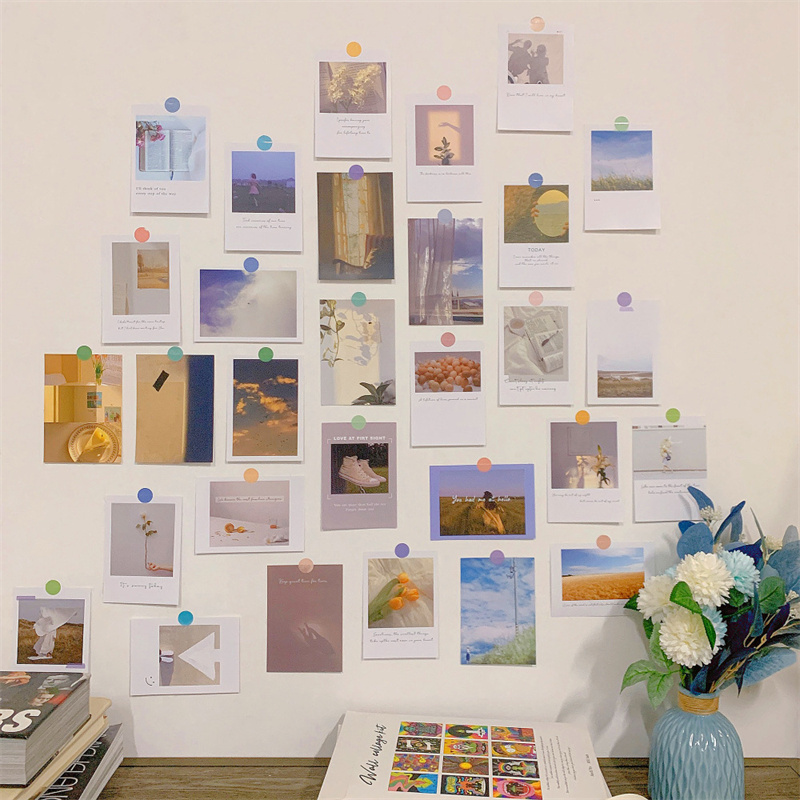 30Pcs Romantic Art Posters Sti - Photography Background recension och pris