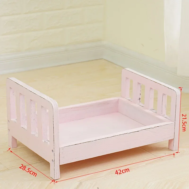 Infant Posing Sofa Retro Wood  - Photography Background recension och pris