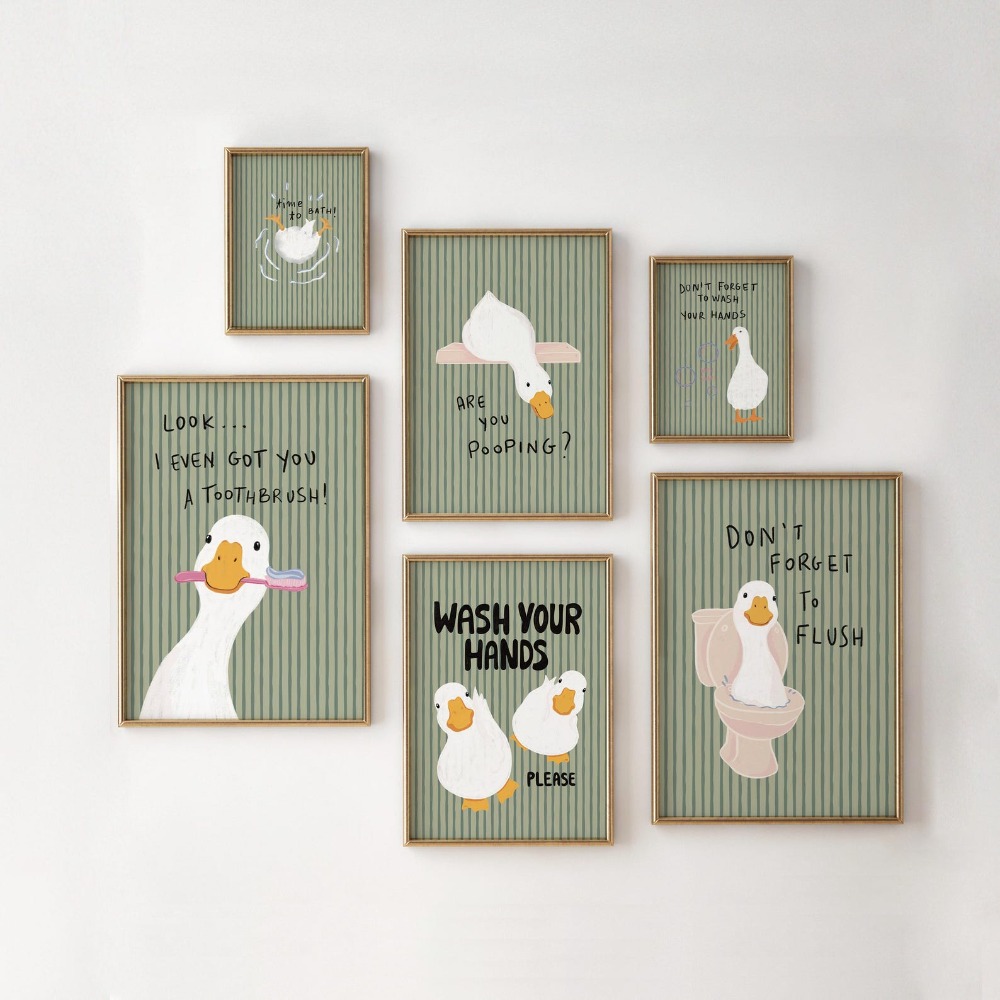 Frameless Bathroom Wall Art,Gr - Photography Duck recension och pris