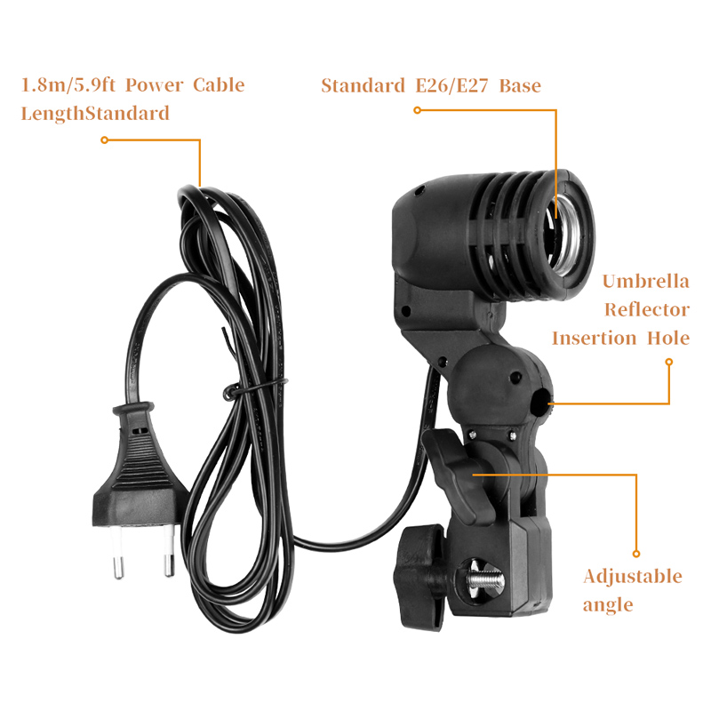 1.8m Cable Cord Light Bulb Sta - Photography Bulb recension och pris