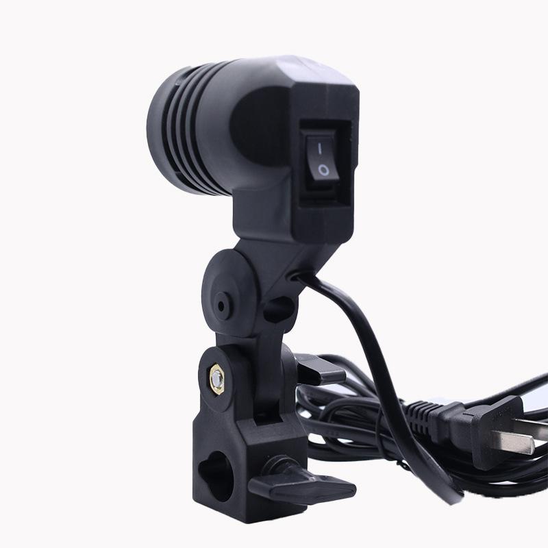 Black 1.8M Cable Cord E27 Sock - Photography Bulb recension och pris