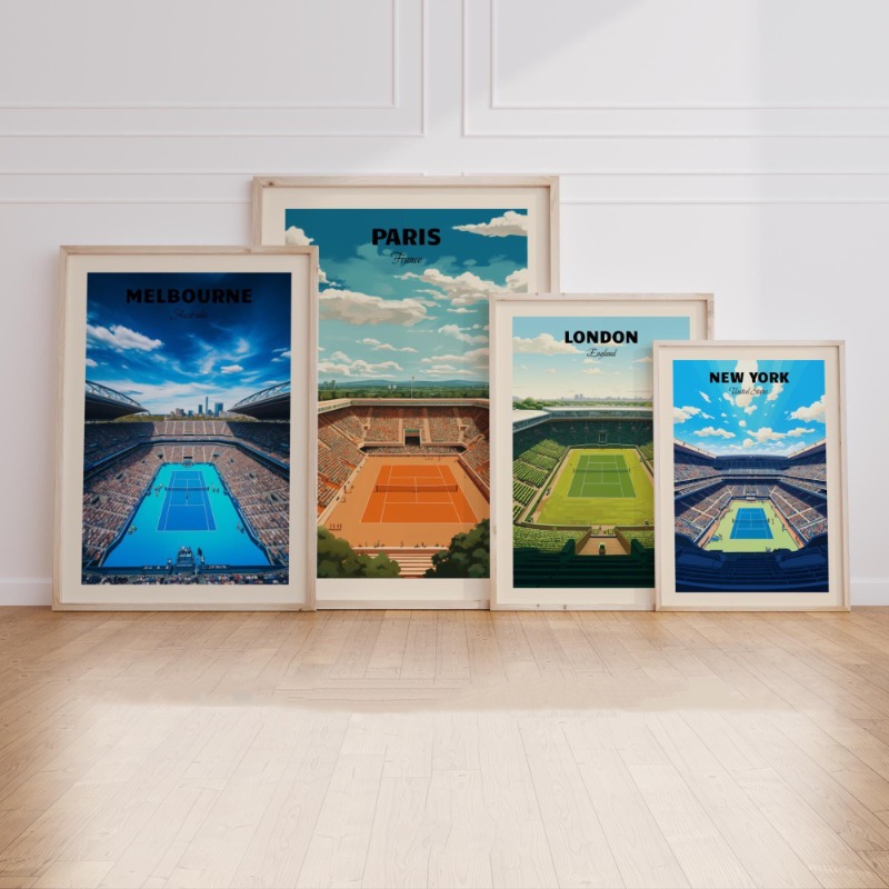 Tennis Majors Poster London Ne - Photography Major recension och pris