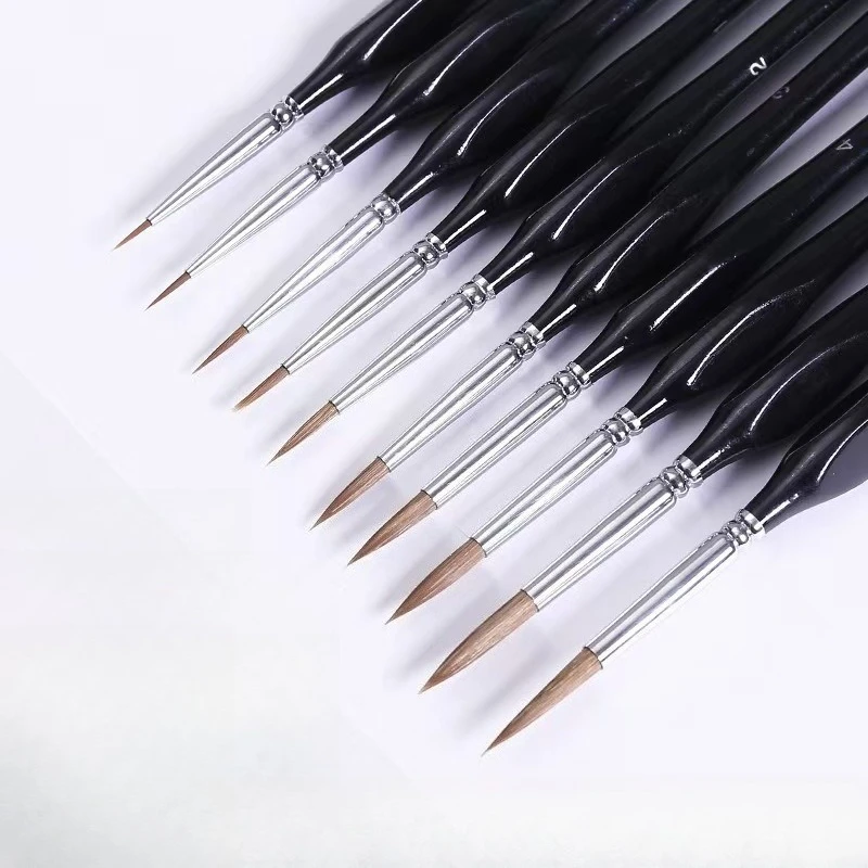 11PCS Black Sable Hair Fine Pa - Photography Fine Art recension och pris