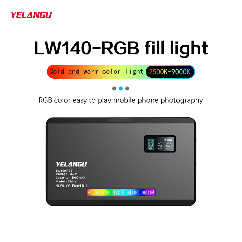 YELANGU RGB LED Video Light W1 - Photography Bulb recension och pris