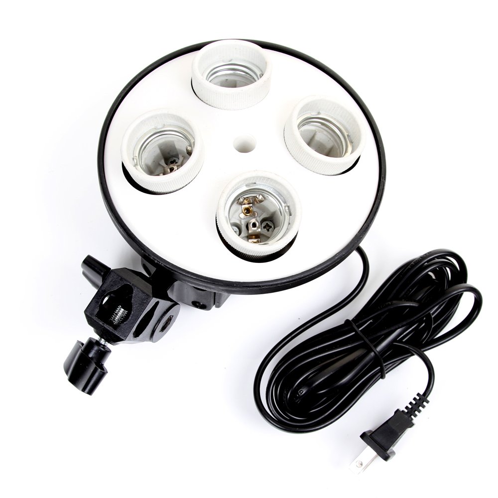 E27 Base Four Lamp Holder  Lig - Photography Bulb recension och pris