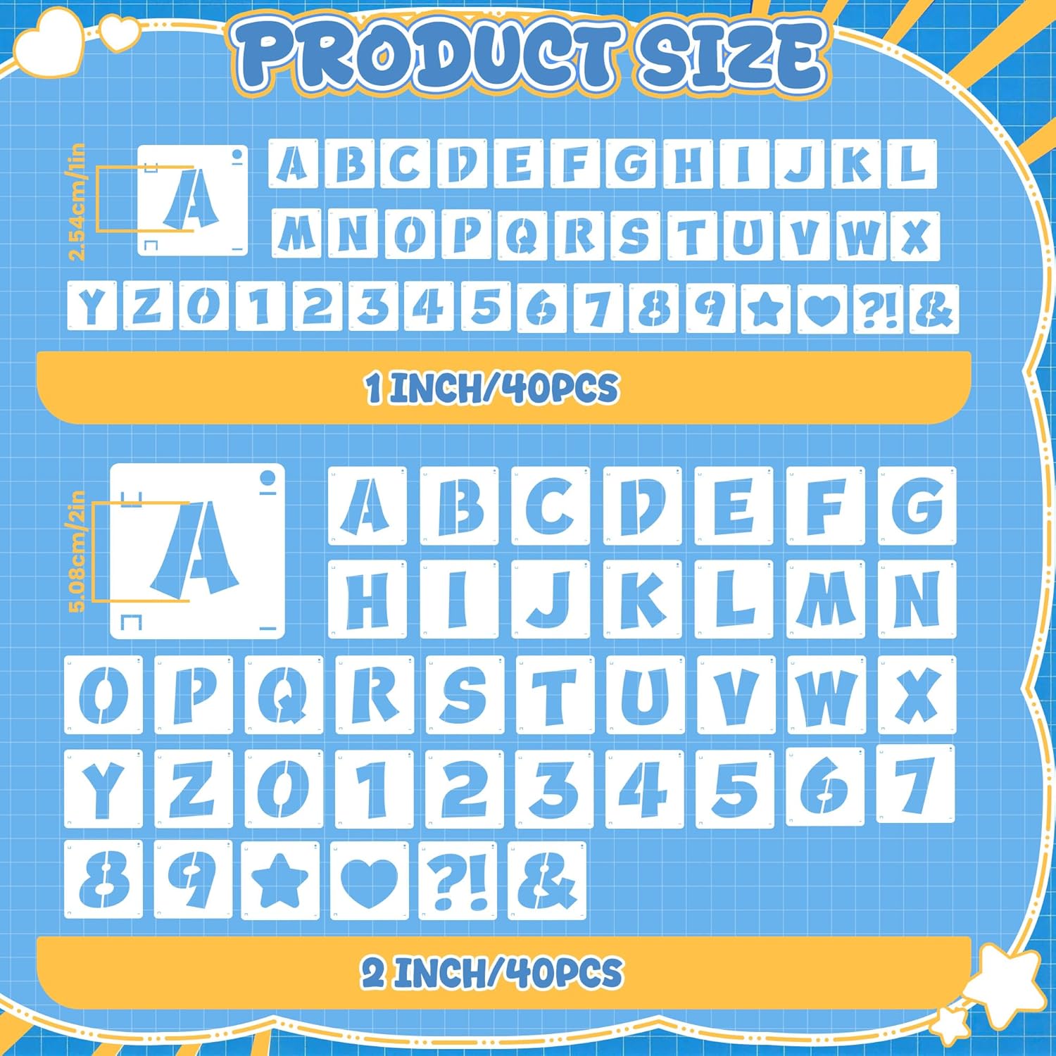 80Pcs Reusable Alphabet Number - Photography Model recension och pris