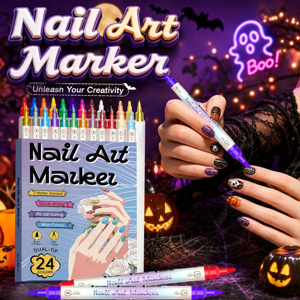 12/24 Colors Dual Tip Nail Art - Photography Fine Art recension och pris