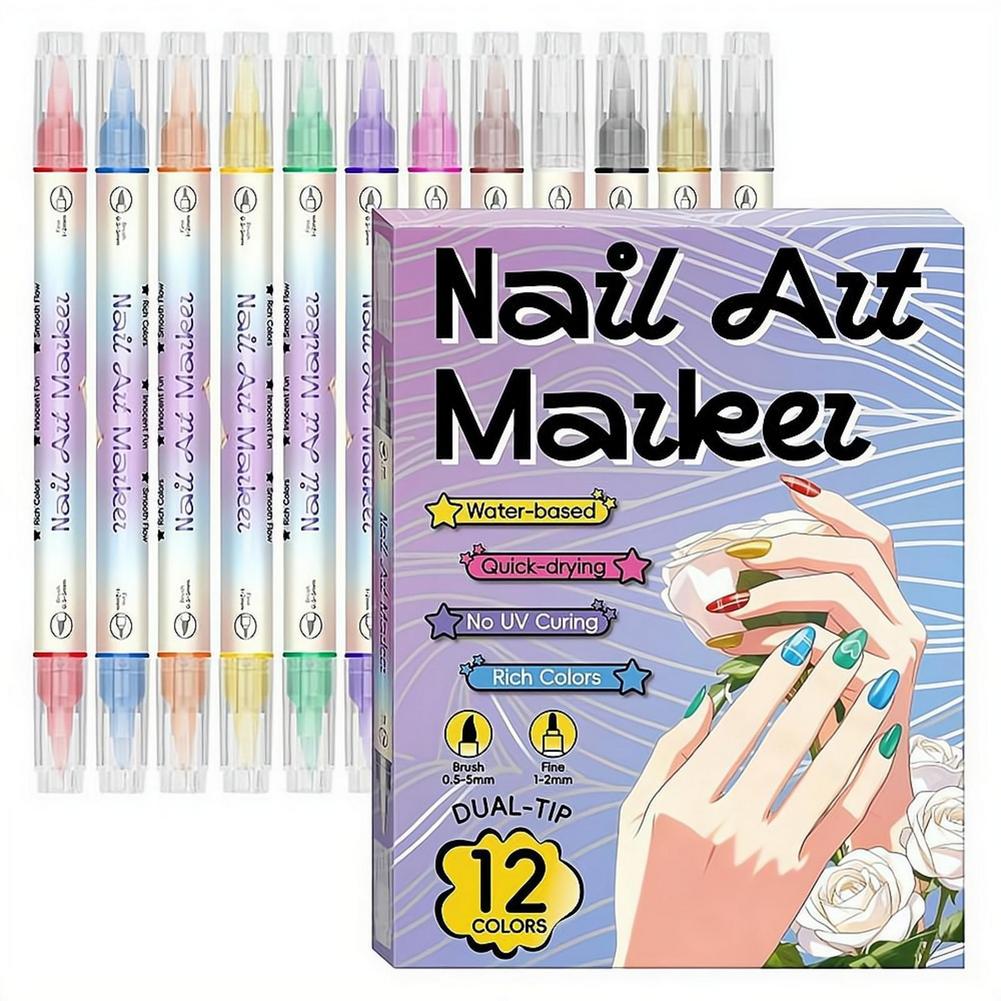 12/24 Colors Dual Tip Nail Art - Photography Fine Art recension och pris