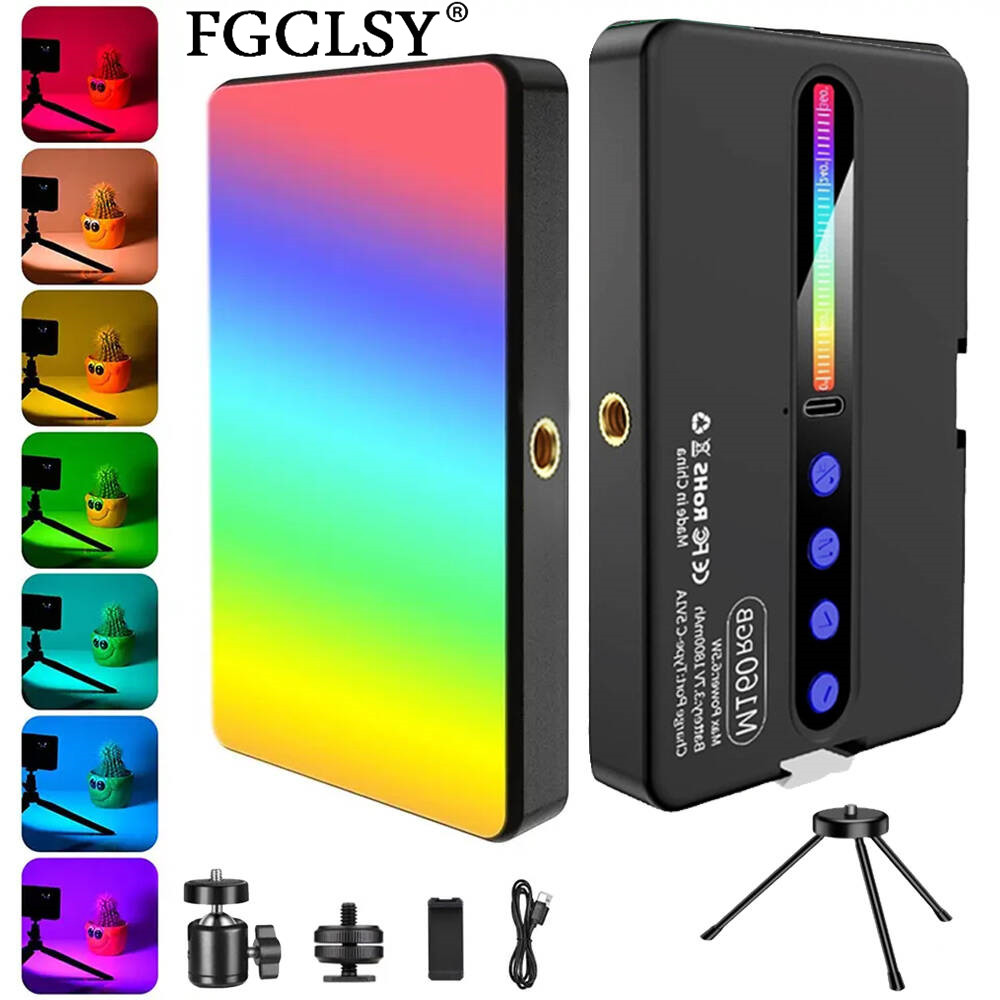 LED RGB Camera Light Full Colo - Photography Bulb recension och pris