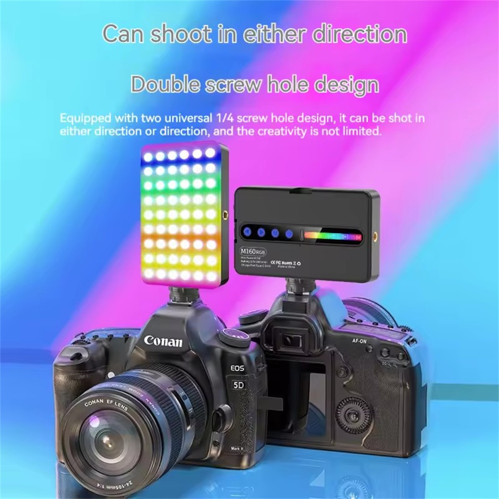 LED RGB Camera Light Full Colo - Photography Bulb recension och pris