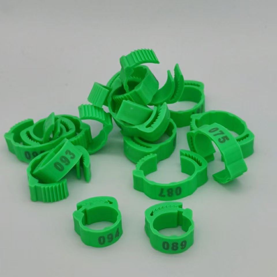 100pcs Chicken Foot Ring Label - Photography Duck recension och pris