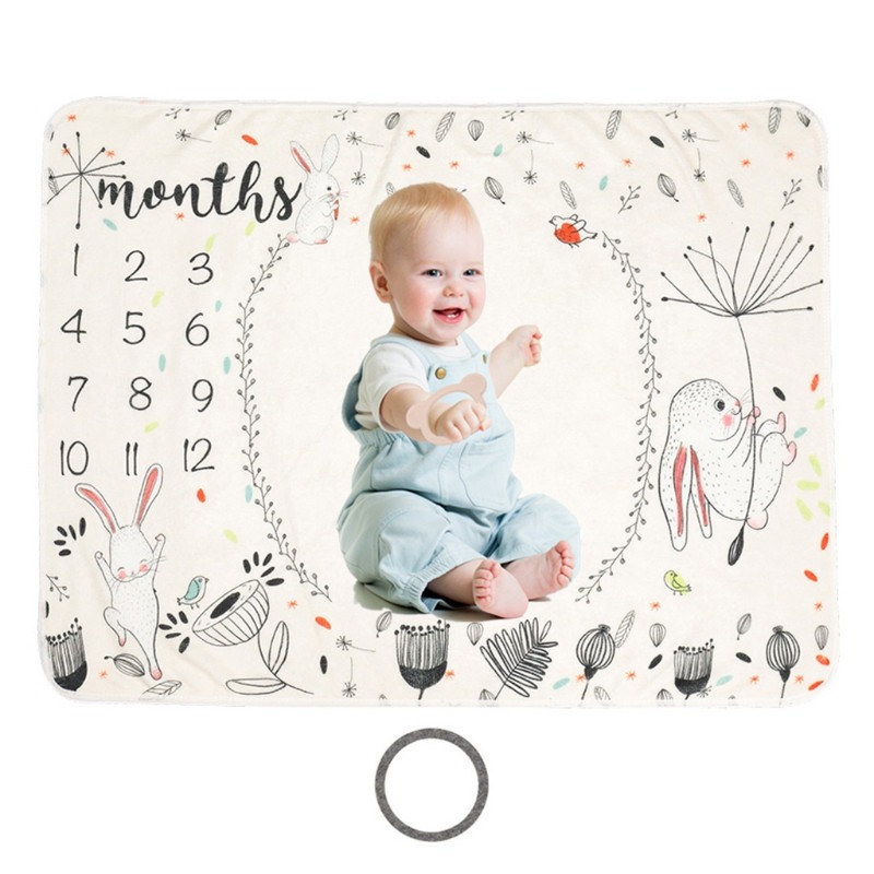 Digital Printed Flannel Milest - Photography Background recension och pris
