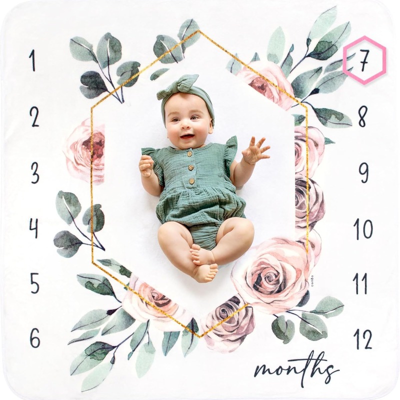 Digital Printed Flannel Milest - Photography Background recension och pris
