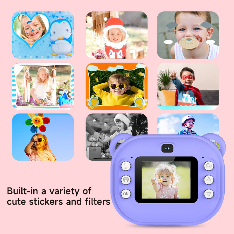 Children Thermal Print Camera  - Photography And Videography recension och pris