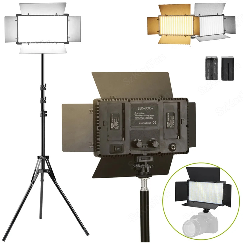 U800 U600 LED Photo Studio Vid - Photography Bulb recension och pris